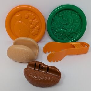 Leapfrog Smart Sizzling BBQ Grill Replacement Accessories Plates Meat Bun Tongs